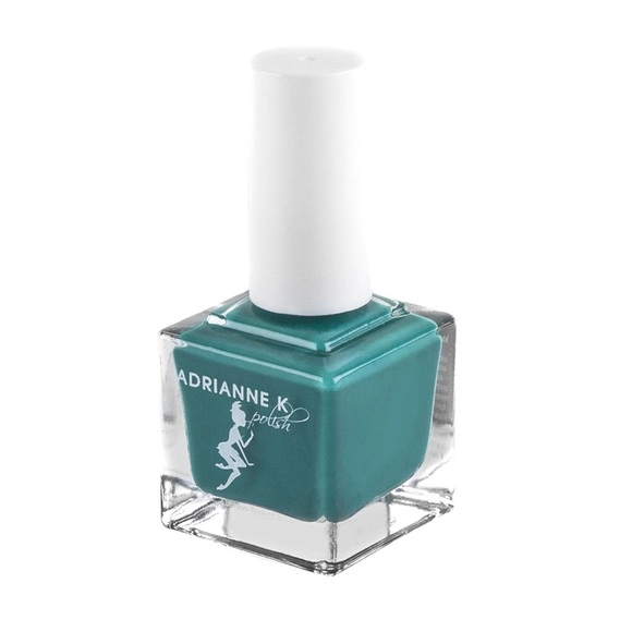 ADRIANNE K Nontoxic Emerald Green Nail Polish, Tiara! Durable. Christmas Nails 🎄 - Picture 4 of 8